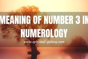 numerology number 3 meaning